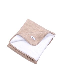 Couverture bébé berceau Chevron Light Camel