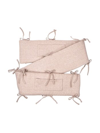 Cot/Playpen bumper Chevron Light Camel