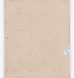 Couverture Berceau Saint Tropez Coton Camel