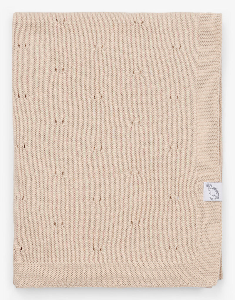 Couverture Berceau Saint Tropez Coton Camel