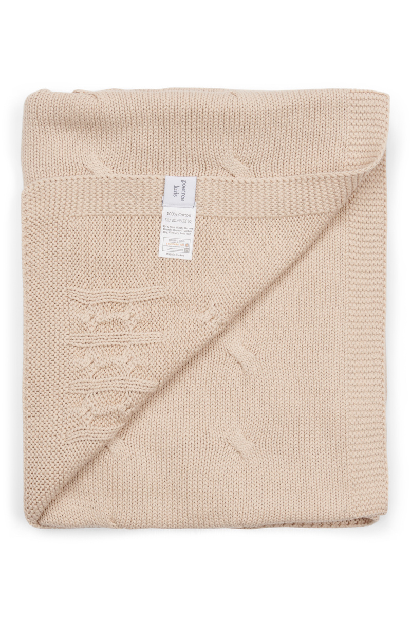 Marbella Crib blanket Camel 80x100cm