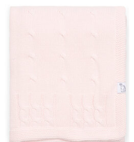 Marbella Couverture de berceau coton Soft Pink