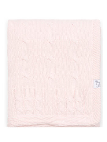 Marbella Couverture de berceau coton Soft Pink