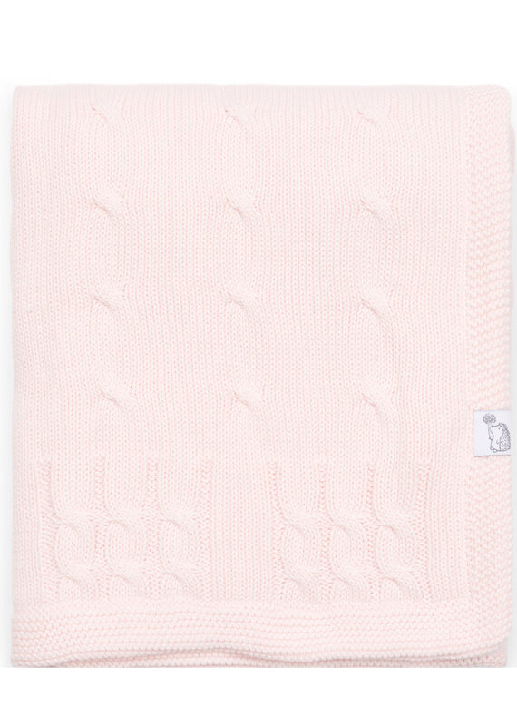 Marbella Couverture de berceau coton Soft Pink