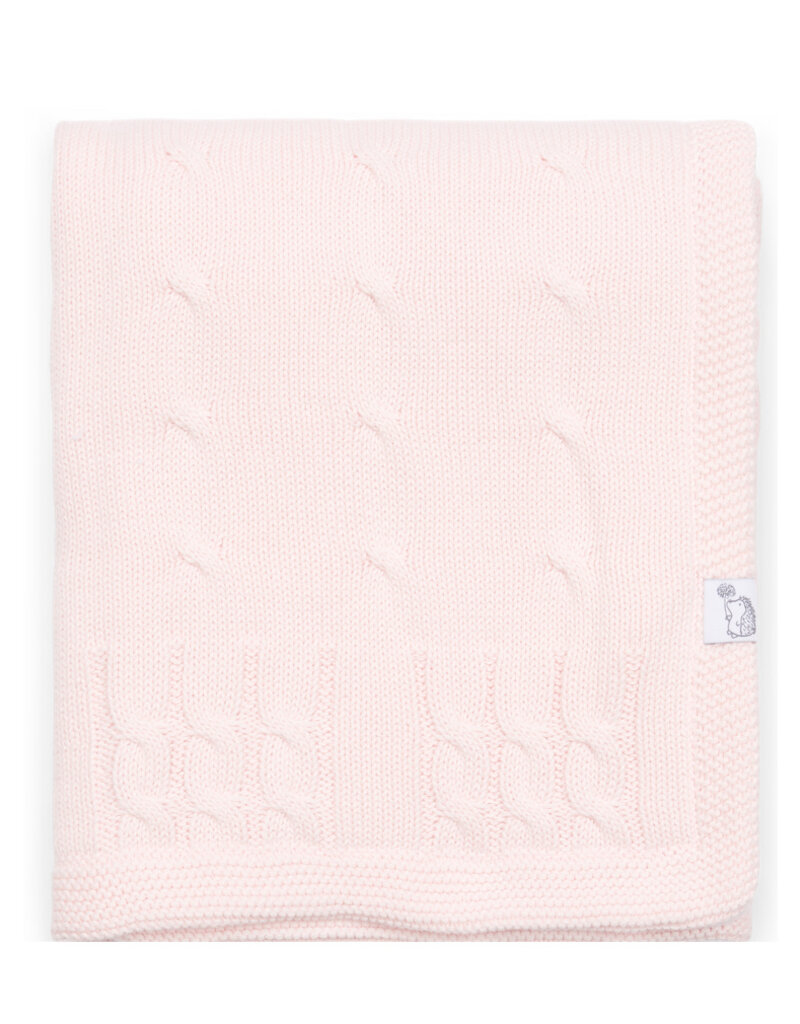 Marbella Couverture de berceau coton Soft Pink