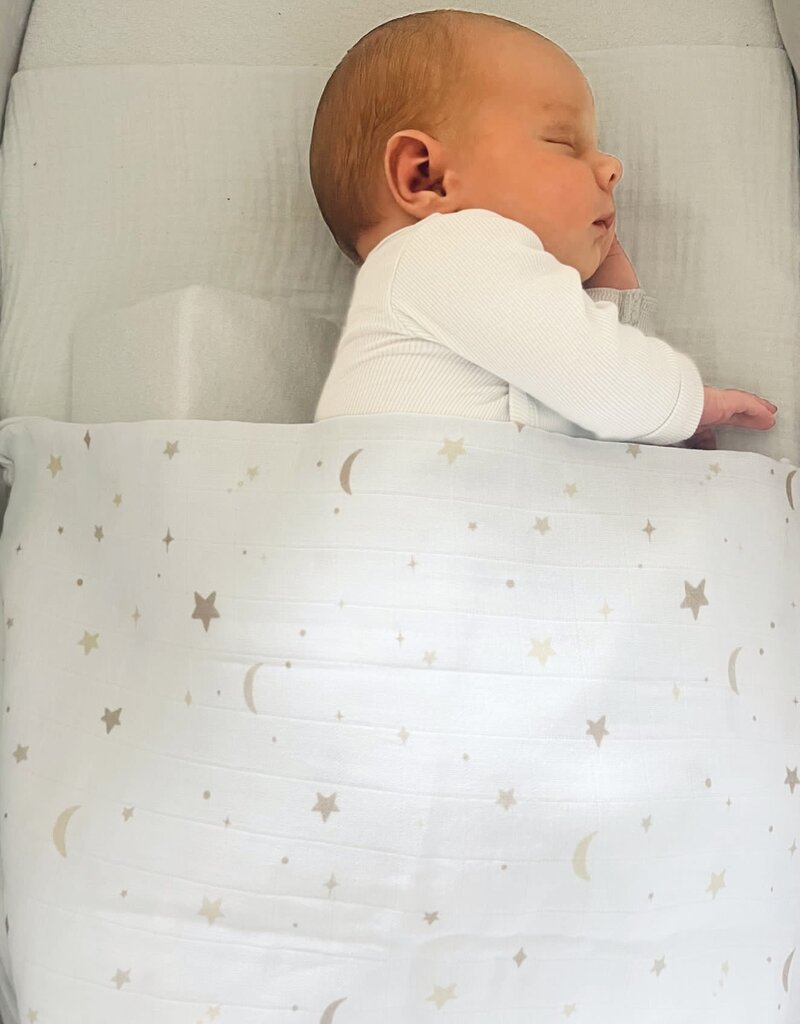 Poetree Kids Swaddle blanket Moons & Stars