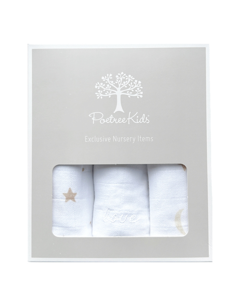 Poetree Kids Geschenkset new born Wit