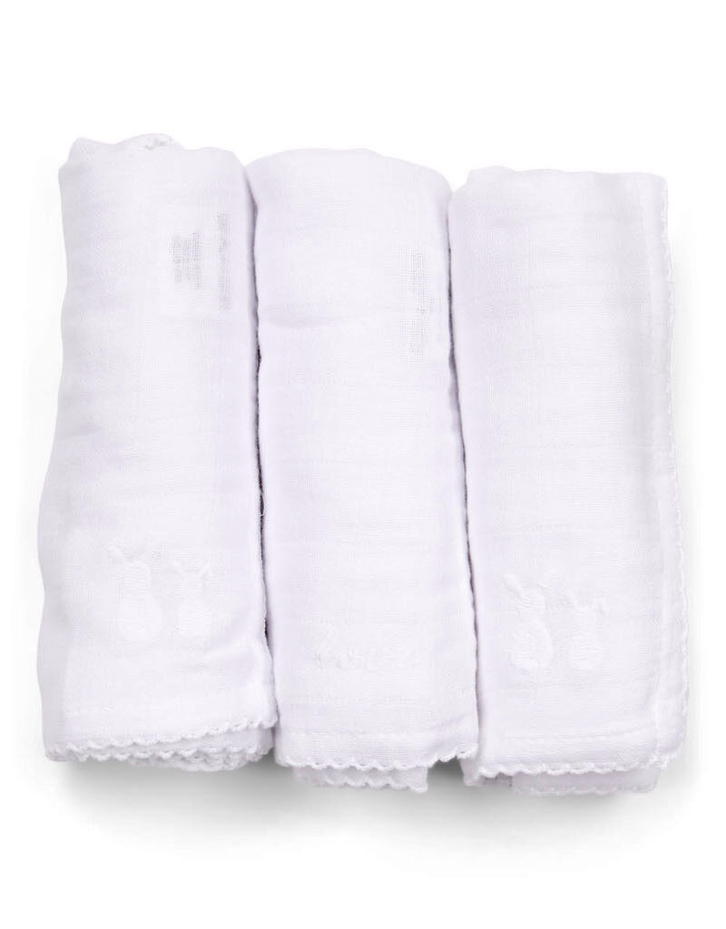 Set of 3 hydrophilic cloths  White