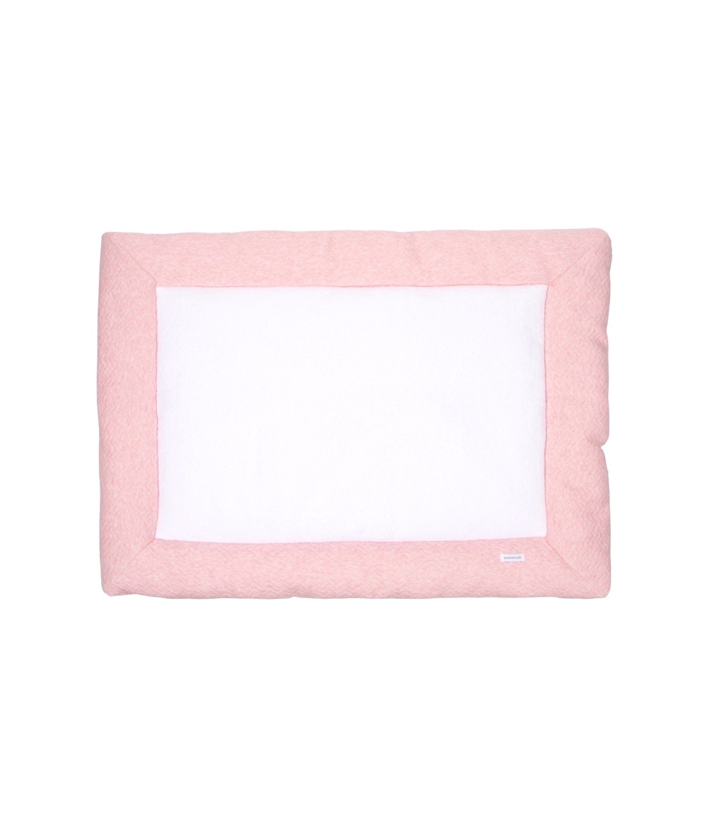 Playpen mat Chevron Pink Melange
