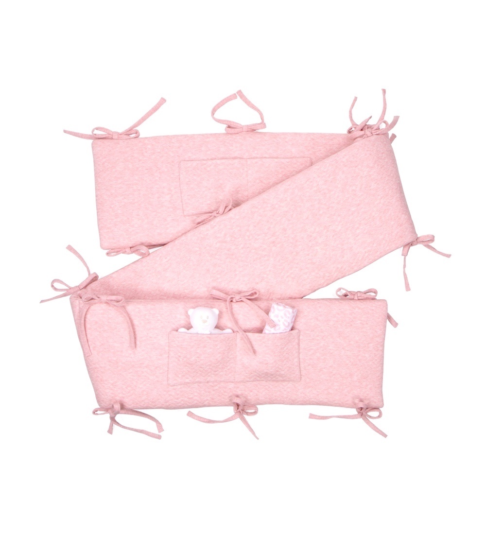 Tour de Parc/Lit Chevron Pink Melange