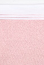 Cot Blanket lined Chevron Pink Melange