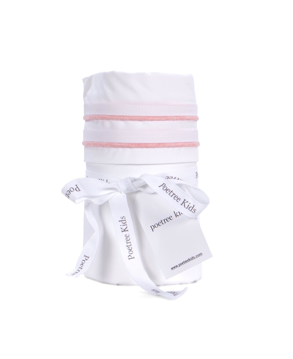 Drap de lit Chevron Pink Melange