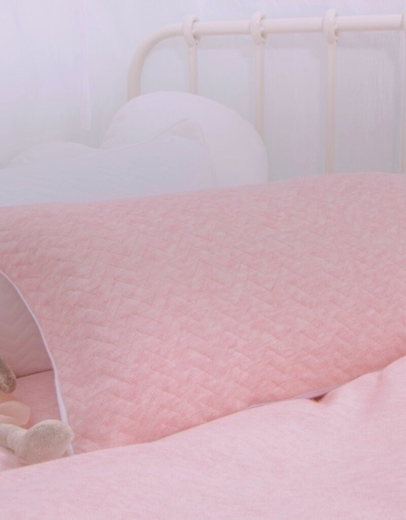 decoration Pillow Chevron Pink Melange