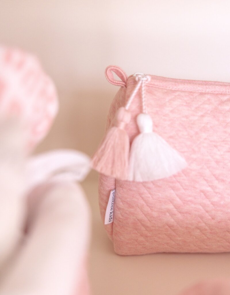 Toiletry bag Chevron Pink Melange