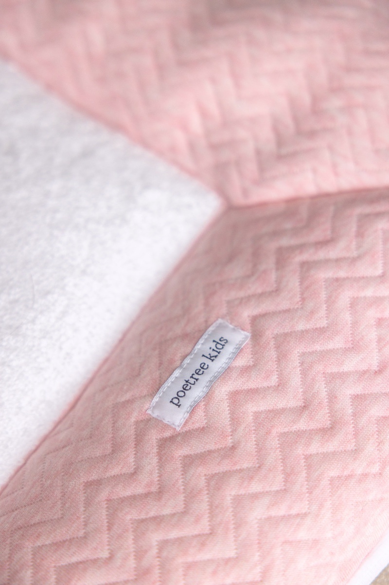 Playpen mat Chevron Pink Melange