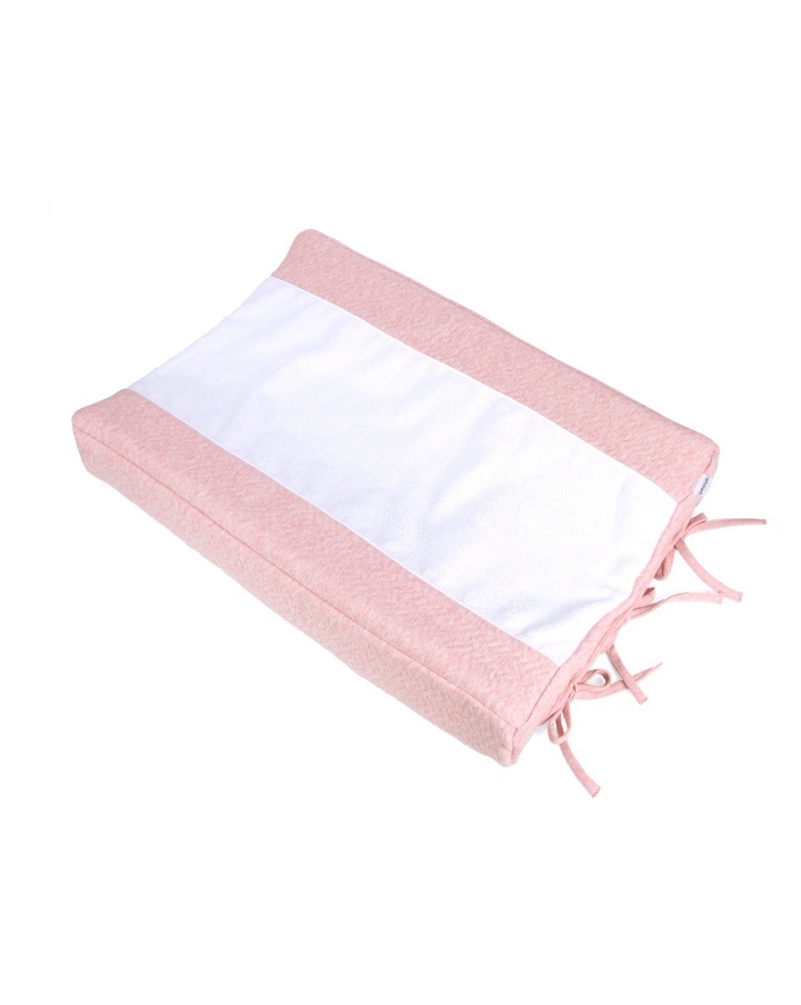 Housse matelas à langer Chevron Pink Melange