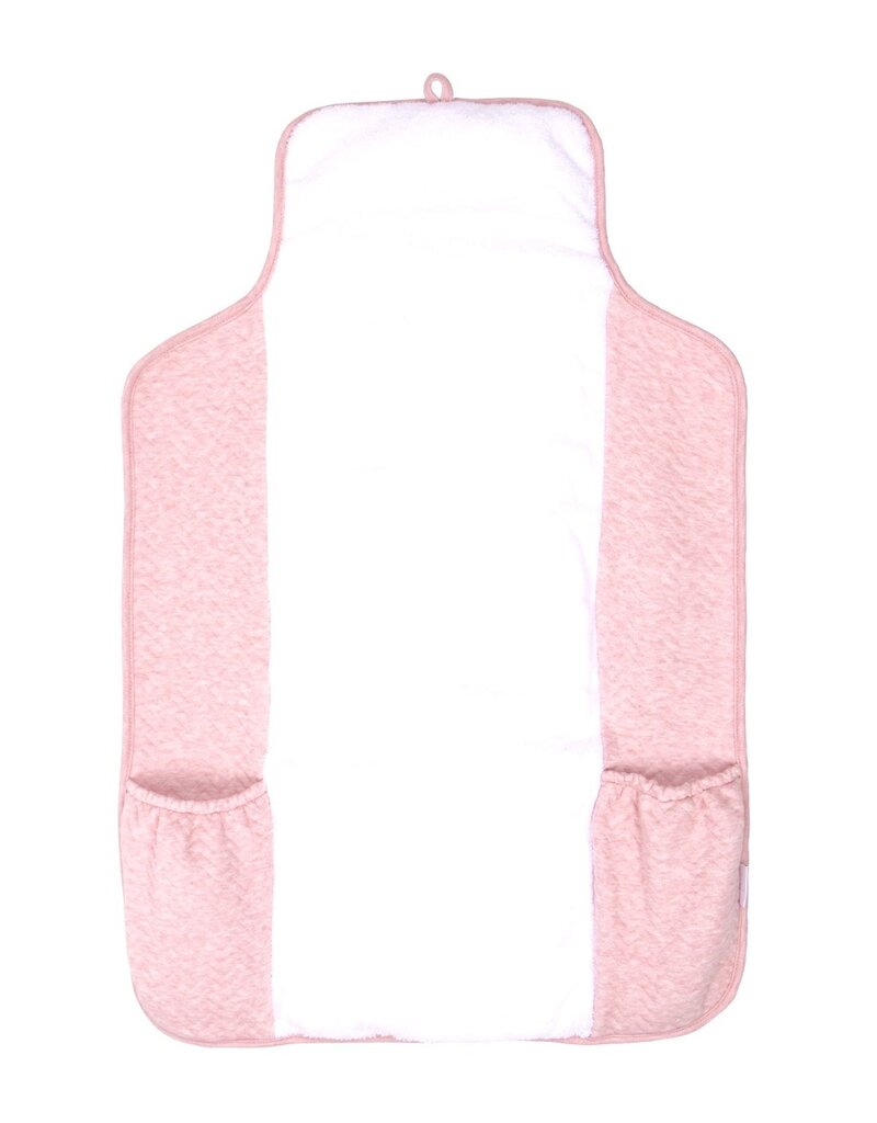 Portable changingmat Chevron Pink Melange