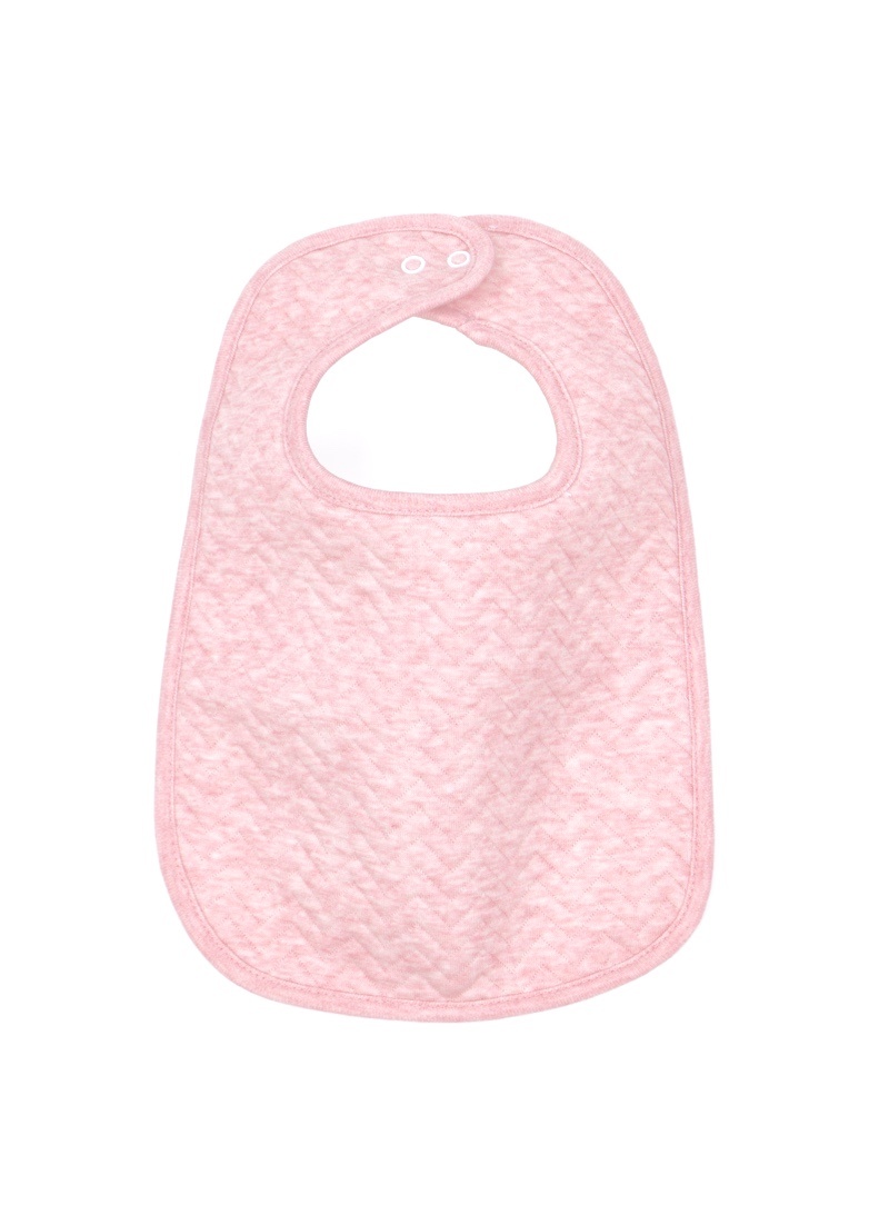 Bavoir Chevron Pink Melange