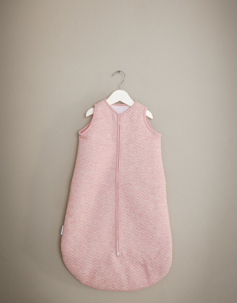 Jersey baby sleeping bag 70cm Summer Chevron Pink Melange