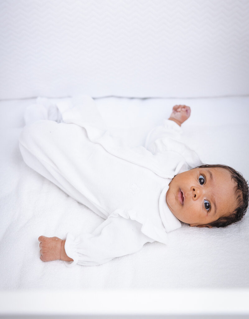 Playpen mat Chevron White