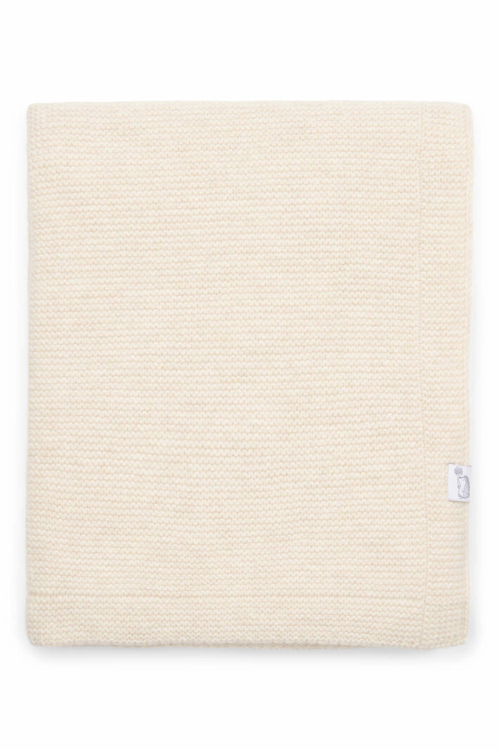 Antibes Wool Blend Crib blanket Light Sand