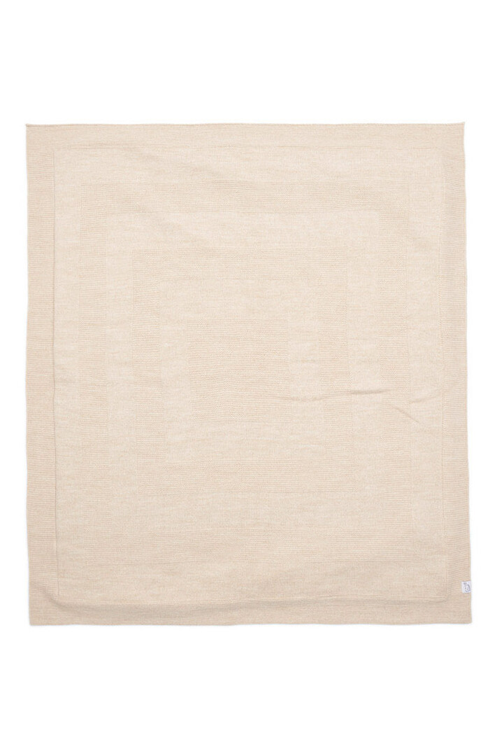 Couverture Berceau Aspen Laine mélangée Camel