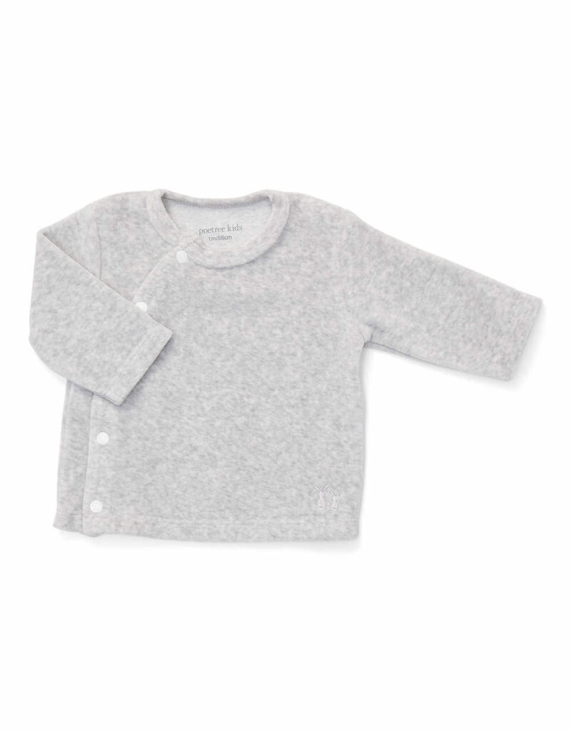 Poetree Kids Comfy Velours Baby Set Grey melange