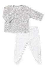 Poetree Kids Comfy Velours Baby Set Grey melange