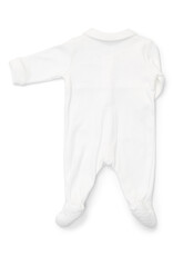 Baby Suit Chevron White