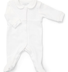 Baby suit Chevron White