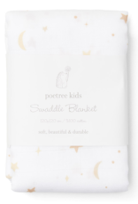 Poetree Kids Couverture mousseline bébé impression Moons & Stars