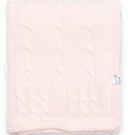 Baby Crib Blanked lined Soft Pink