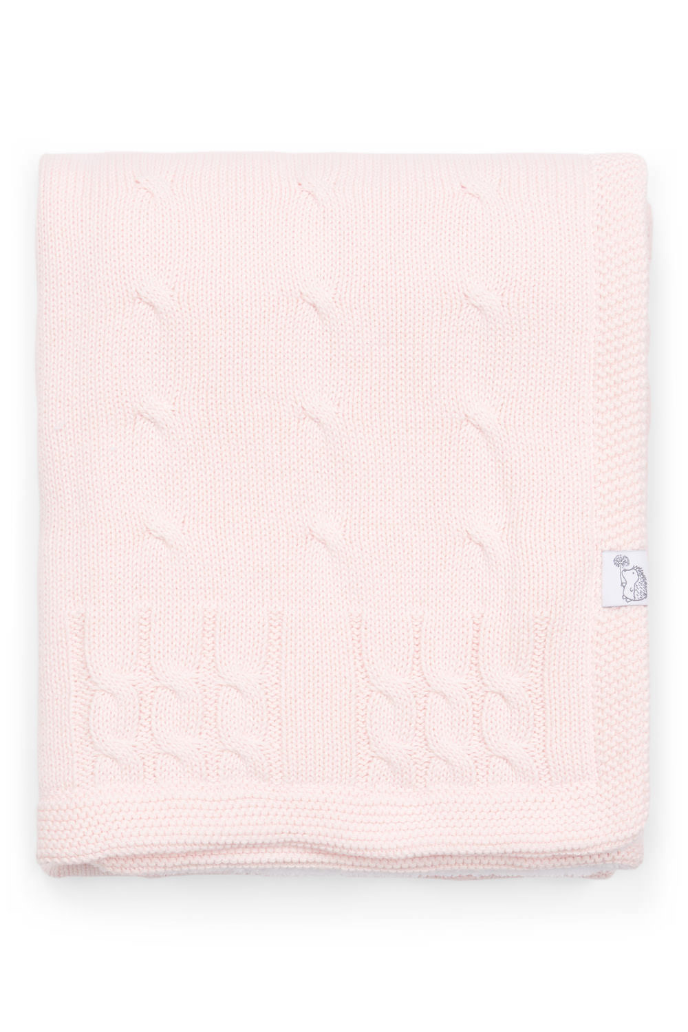 Wiegdeken gevoerd 80x100cm Chamonix Pink