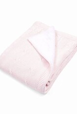 Couverture lit de bébé teddy Soft Pink