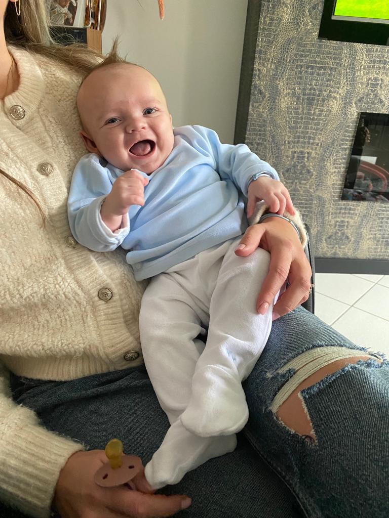 Poetree Kids Comfy Velours Baby Set Baby blue