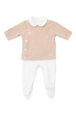 Poetree Kids Noa body/romper baby lange mouw rond kraagje