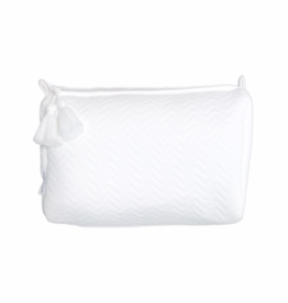 Toiletry bag Chevron White