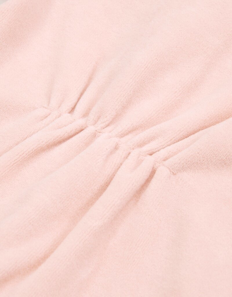 Babypakje Velours met Ruffles Blush pink