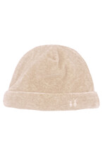 Velvet baby hat camel