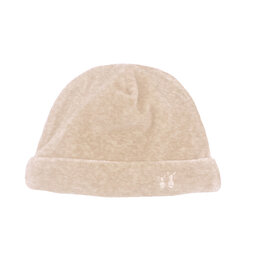 Velvet baby hat camel