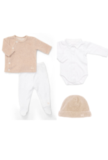 Geschenkset new born Comfy-set Camel