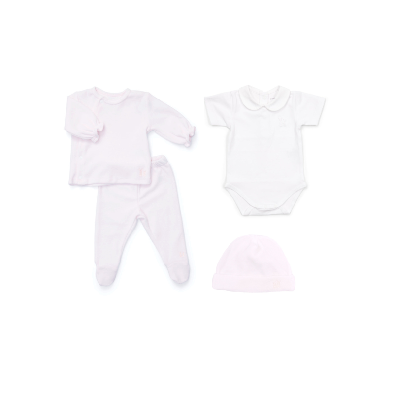 Geschenkset new born Comfy-set Licht Roze