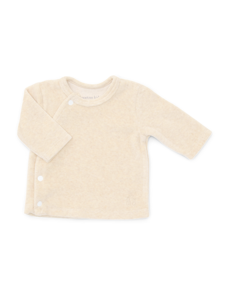 Comfy velours baby set Sand