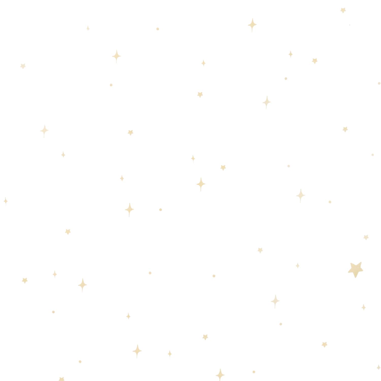 Poplin Fitted Sheet Étoile Sand 70x140 cm