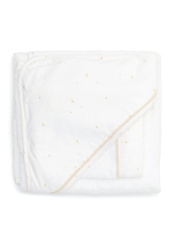 Cape de bain & gant de toilette Étoile Sand