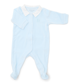 Velvet Baby suit Baby Blue