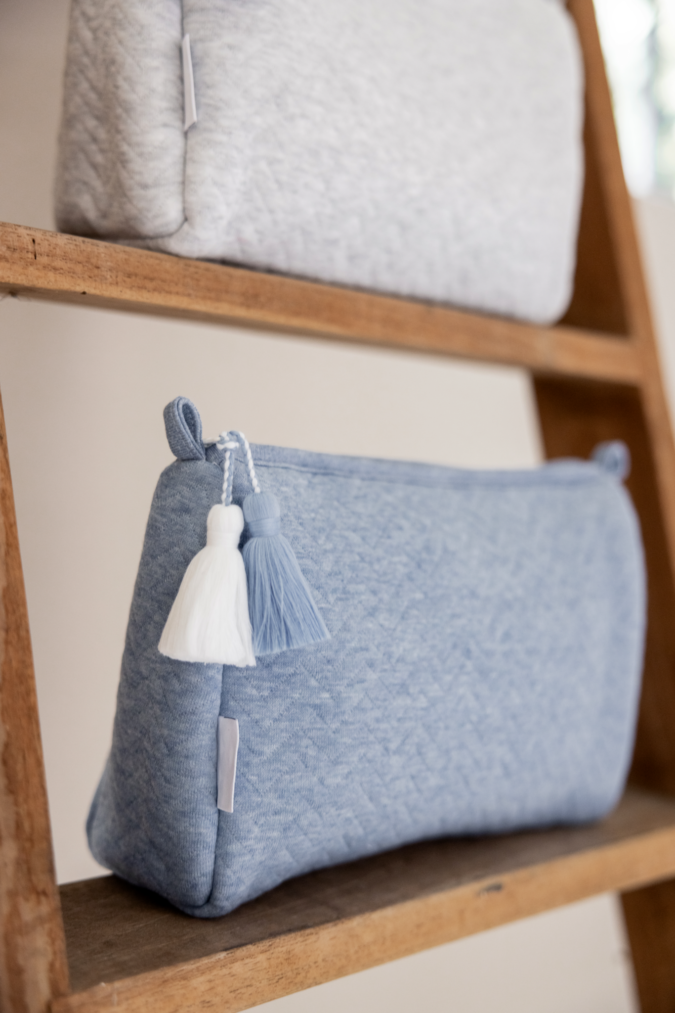 Trousse de toilette Chevron Denim Blue