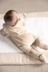 Baby suit velvet Sand with ruffles