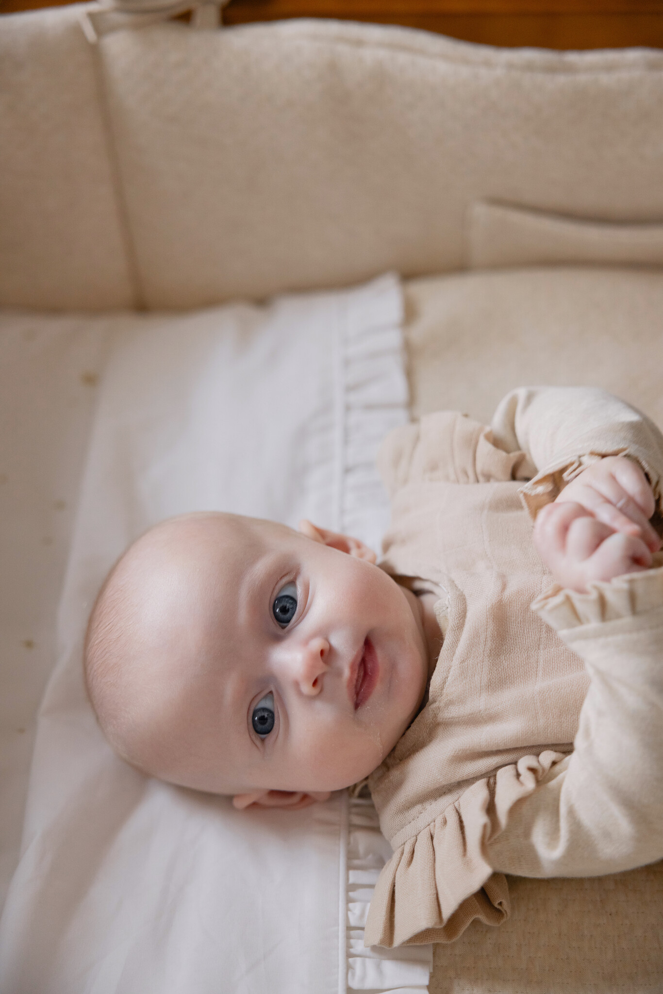 Tetra Babyslaapzak 65cm Zomer Ruffle Camel