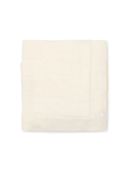Couverture Berceau Aspen Laine mélangée Blanc